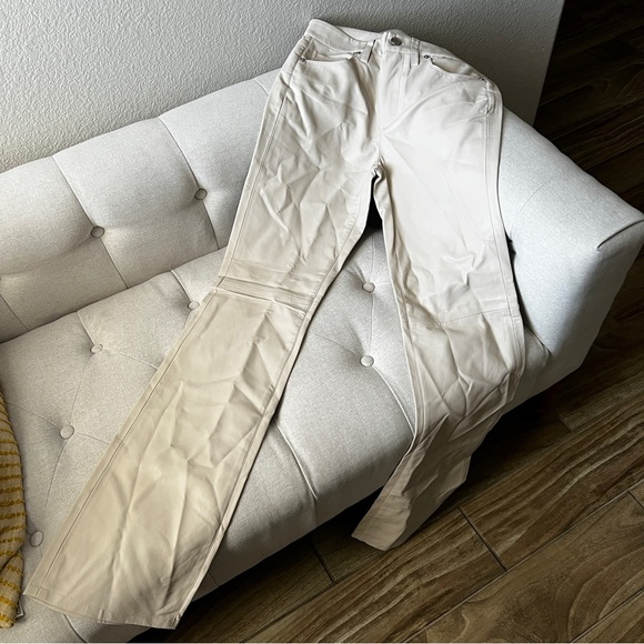 BLANKNYC NWT Faux Leather Straight Leg Pant In Go Blank SIZE 26 - Picture 3 of 6